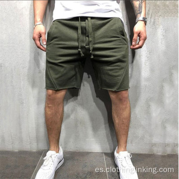 Pantalones cortos deportivos deportivos para hombres con bolsillos